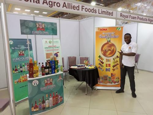 Display stand dedicated to Sona Agro Allied Foods Limited
